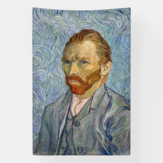 Vincent Van Gogh - Self-Portrait Spandoek (Verticaal)