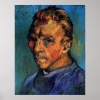 Vincent van Gogh Self Portrait zonder baard