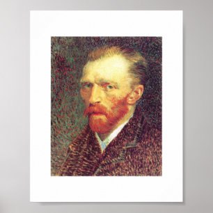 Vincent van Gogh - Self-portret 1887 Poster
