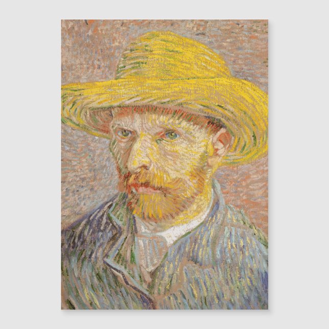 Vincent Van Gogh Self Portret impressionist verf (Voorkant)
