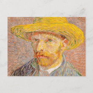 Vincent Van Gogh Self Portret impressionist verf Briefkaart