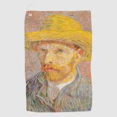 Vincent Van Gogh Self Portret impressionist verf Golfhanddoek (Voorkant)