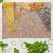 Vincent Van Gogh Self Portret impressionist verf Theedoek (Gevouwen)