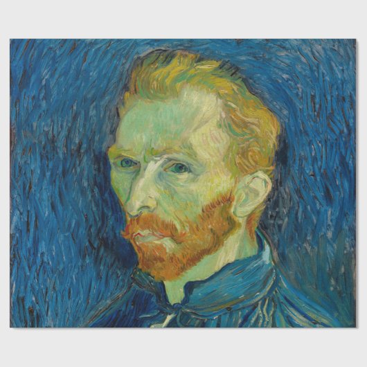Vincent Van Gogh Self Portret met Palette Art Cadeaupapier (Vlak)