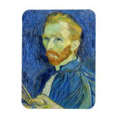 Vincent van Gogh - Self Portret with Palette Magneet (Verticaal)