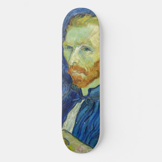Vincent van Gogh - Self Portret with Palette Skateboard (Voorkant)