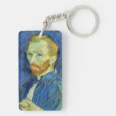 Vincent van Gogh - Self Portret with Palette Sleutelhanger (achterkant)