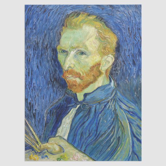Vincent van Gogh - Self Portret with Palette Tissuepapier