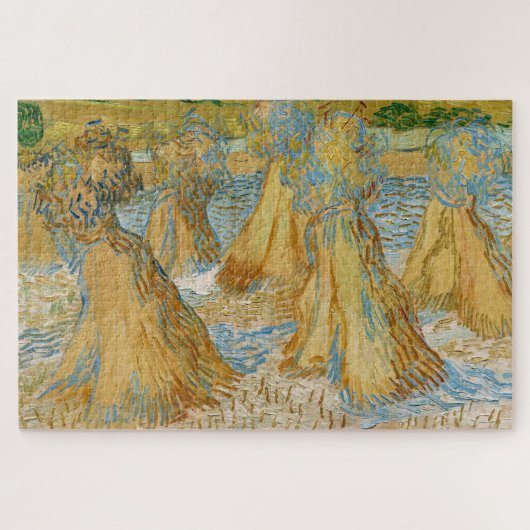 Vincent van Gogh - Sheaves of Wheat Legpuzzel (Horizontaal)