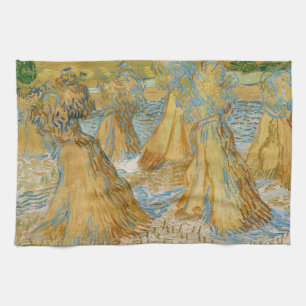 Vincent van Gogh - Sheaves of Wheat Theedoek