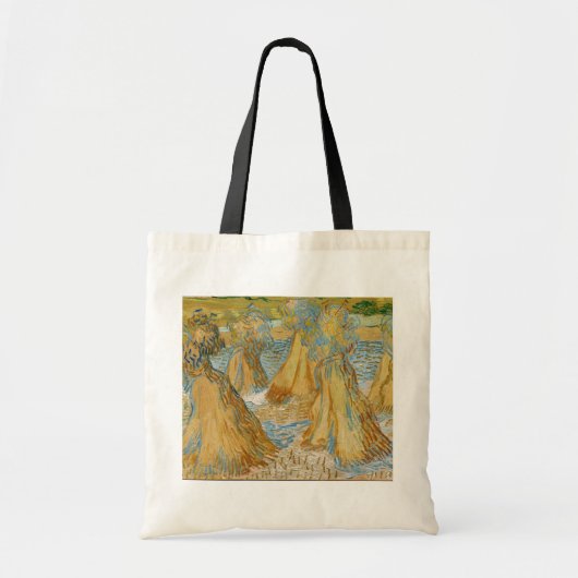 Vincent van Gogh - Sheaves of Wheat Tote Bag (Voorkant)