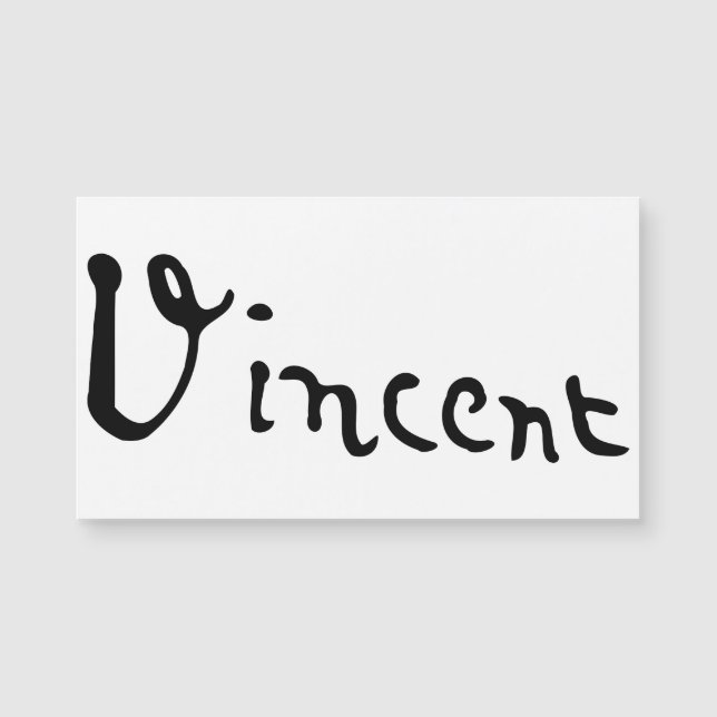 Vincent Van Gogh Signature (Voorkant)