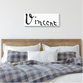 Vincent Van Gogh Signature Canvas Afdruk (Insitu (Slaapkamer))