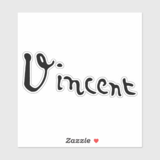Vincent Van Gogh Signature Sticker