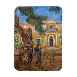 Vincent Van Gogh - Sint-Paulusgesticht in Saint-Ré Magneet