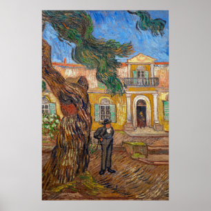 Vincent Van Gogh - Sint-Paulusgesticht in Saint-Ré Poster