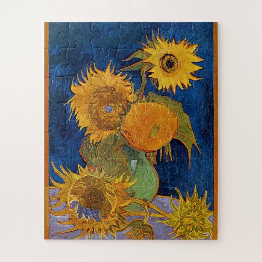 Vincent Van Gogh Six Sunflowers 1888 Puzzle (Vertical)