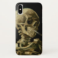 Vincent Van Gogh Skeleton met een brandende sigare