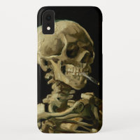 Vincent Van Gogh Skeleton met een brandende sigare