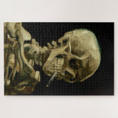 Vincent Van Gogh Skeleton met een brandende sigare Legpuzzel (Horizontaal)