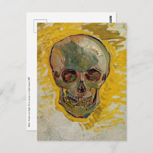 Vincent van Gogh - Skull 1887 #2 Briefkaart