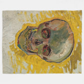 Vincent van Gogh - Skull 1887 #2 Fleece Deken (Voorkant (Horizontaal))