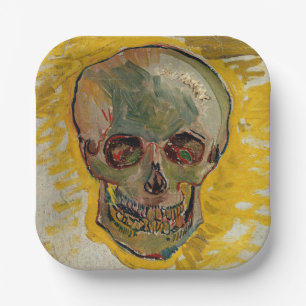 Vincent van Gogh - Skull 1887 #2 Papieren Bordje