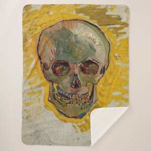 Vincent van Gogh - Skull 1887 #2 Sherpa Deken