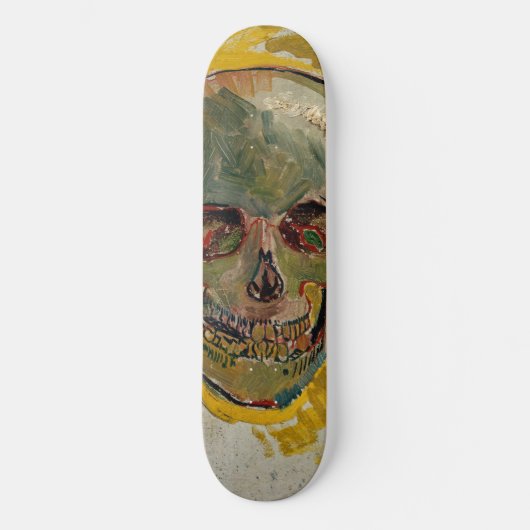 Vincent van Gogh - Skull 1887 #2 Skateboard (Voorkant)