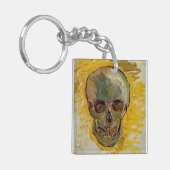 Vincent van Gogh - Skull 1887 #2 Sleutelhanger (Voorkant Links)