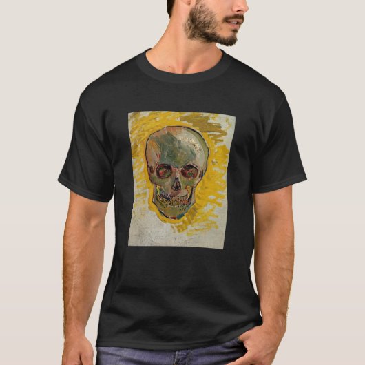 Vincent van Gogh - Skull 1887 #2 T-shirt (Voorkant)