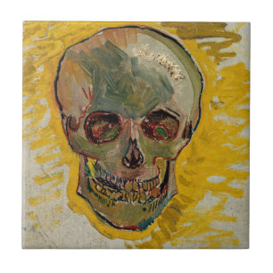 Vincent van Gogh - Skull 1887 #2 Tegeltje
