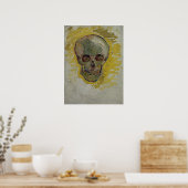 Vincent van Gogh Skull GalleryHD Fine Art Poster (Keuken)
