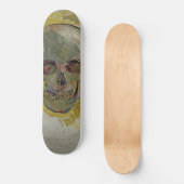 Vincent van Gogh Skull GalleryHD Fine Art Skateboard (Voorkant)