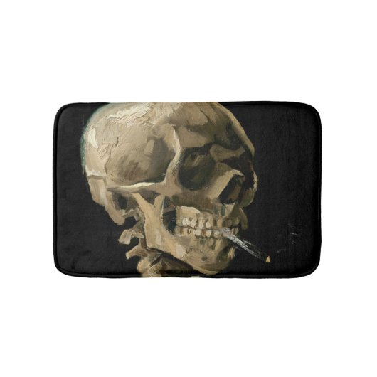 Vincent van Gogh - Skull met Burning Cigarette Badmat (Voorkant)