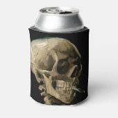 Vincent van Gogh - Skull met Burning Cigarette Blikjeskoeler (Blikje Achterkant)