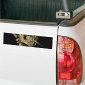 Vincent van Gogh - Skull met Burning Cigarette Bumpersticker (Op Truck)