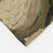 Vincent van Gogh - Skull met Burning Cigarette Fleece Deken (Hoek)