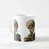 Vincent van Gogh - Skull met Burning Cigarette Koffiemok (Voorkant links)