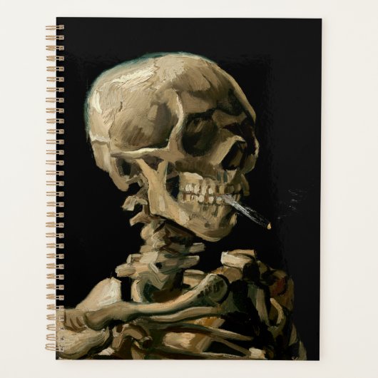Vincent van Gogh - Skull met Burning Cigarette Planner (Voorkant)