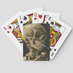 Vincent Van Gogh - Skull met Burning Cigarette Pokerkaarten