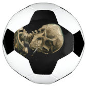 Vincent van Gogh - Skull met Burning Cigarette Voetbal (Gedraaid)
