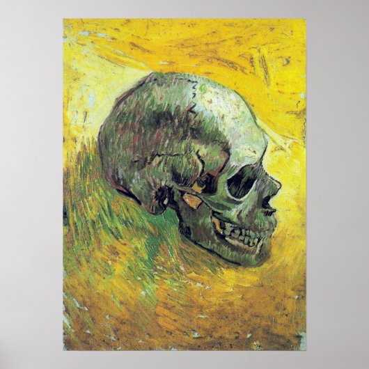 Vincent van Gogh Skull Poster (Voorkant)