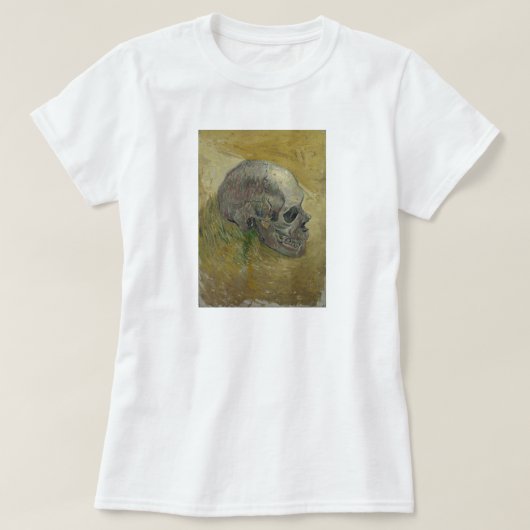 Vincent van Gogh Skull Profile GalleryHD Fine Art T-shirt (Design voorkant)