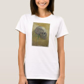 Vincent van Gogh Skull Profile GalleryHD Fine Art T-shirt (Voorkant)