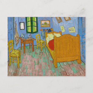 Vincent van Gogh slaapkamer. Impressionisme kamer Briefkaart