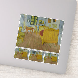 Vincent van Gogh, Slaapkamer in Arles, 1e versie Sticker