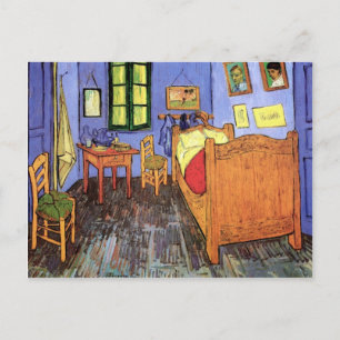 Vincent Van Gogh - Slaapkamer in Arles Kunstschild Briefkaart