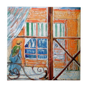 Vincent Van Gogh - Slagerswinkel Vanuit Een Raam Tegeltje