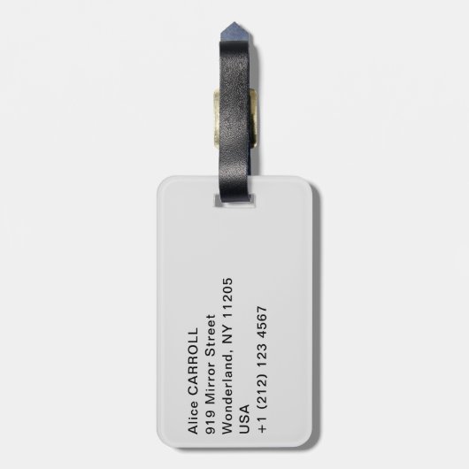 Vincent van Gogh - Sloping Path in Montmartre Bagagelabel (Achterkant verticaal)